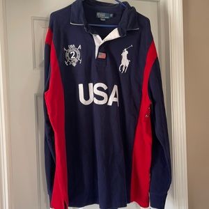 Men’s Ralph Lauren Polo long sleeved shirt.
